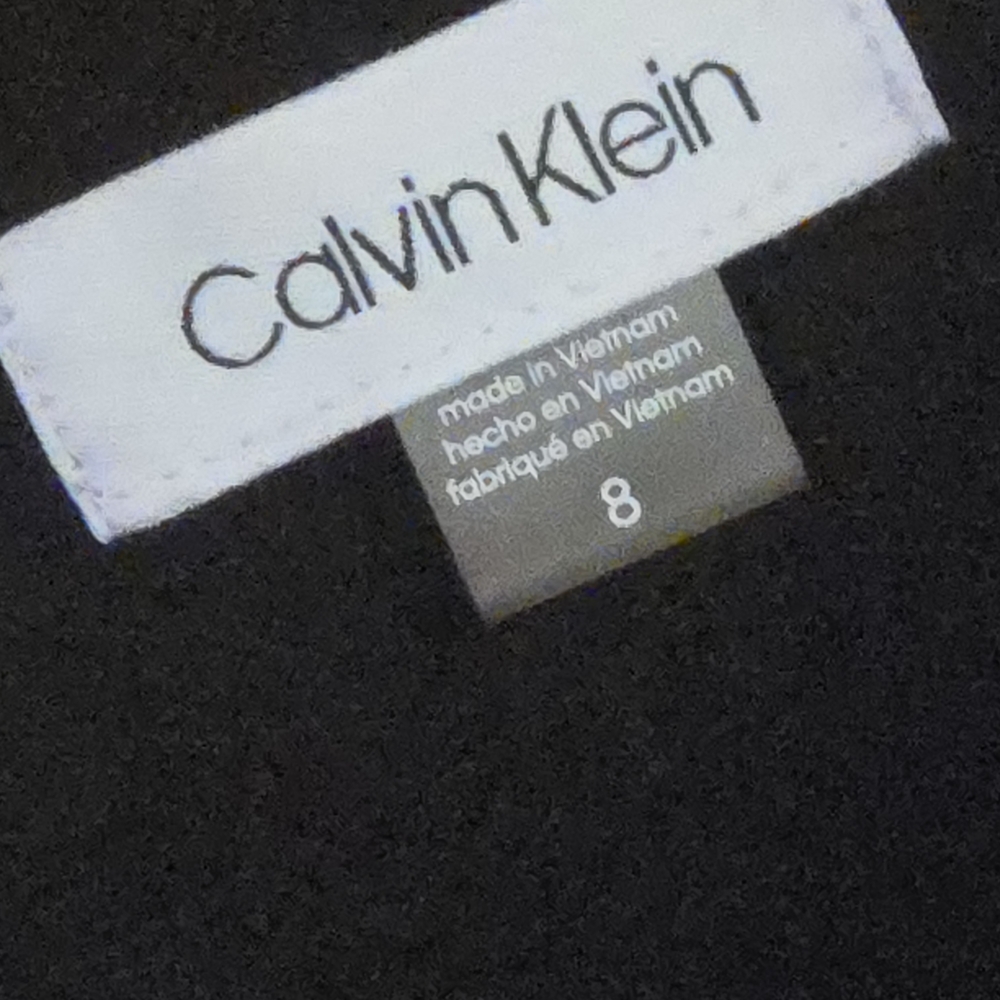 Calvin Klein Sleeveless Black Jumpsuit - Picture 3 of 5